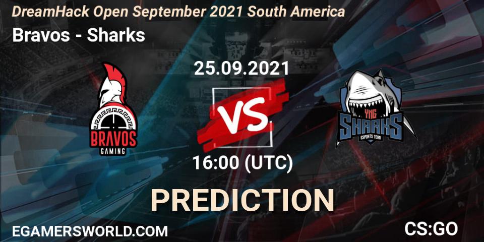 Pronóstico Bravos - Sharks. 25.09.2021 at 16:00, Counter-Strike (CS2), DreamHack Open September 2021 South America