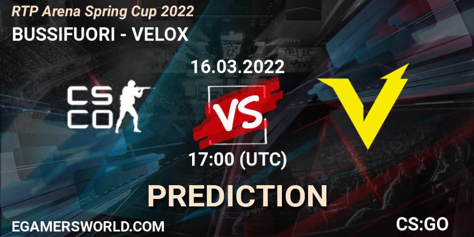 Pronóstico Panthers - VELOX. 16.03.2022 at 21:20, Counter-Strike (CS2), RTP Arena Spring Cup 2022