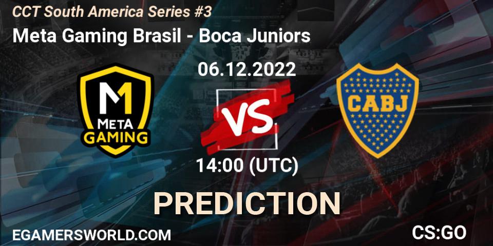 Pronóstico Meta Gaming Brasil - Boca Juniors. 06.12.2022 at 15:15, Counter-Strike (CS2), CCT South America Series #3