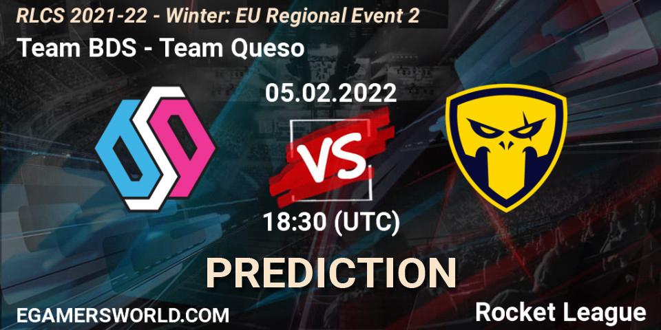 Pronóstico Team BDS - Team Queso. 05.02.2022 at 18:30, Rocket League, RLCS 2021-22 - Winter: EU Regional Event 2