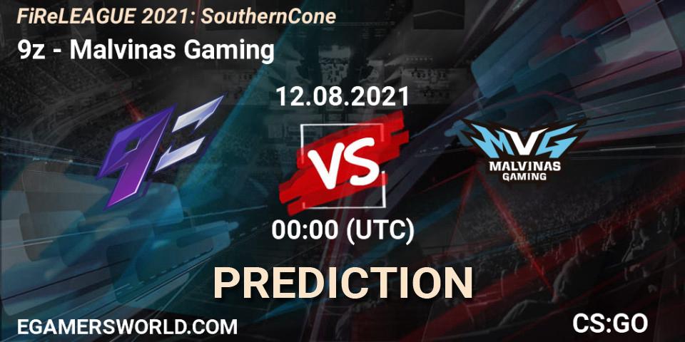 Pronóstico 9z - Malvinas Gaming. 12.08.21, CS2 (CS:GO), FiReLEAGUE 2021: Southern Cone