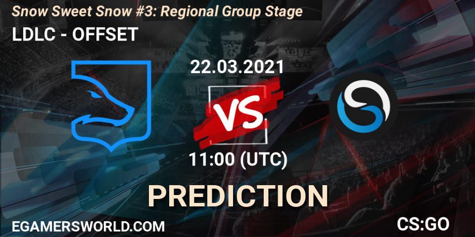 Pronóstico LDLC - OFFSET. 22.03.2021 at 11:50, Counter-Strike (CS2), Snow Sweet Snow #3: Regional Group Stage