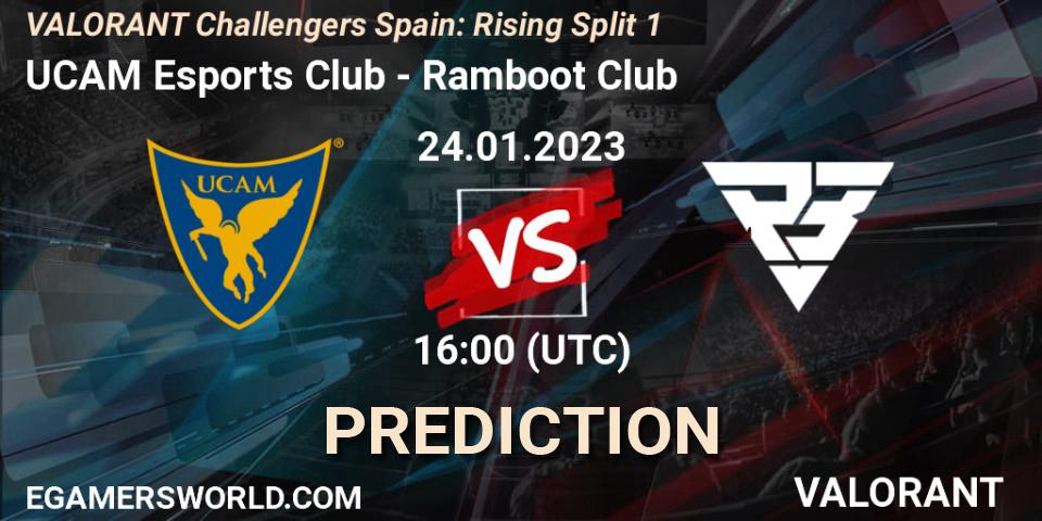 Pronóstico UCAM Esports Club - Ramboot Club. 24.01.2023 at 16:00, VALORANT, VALORANT Challengers 2023 Spain: Rising Split 1