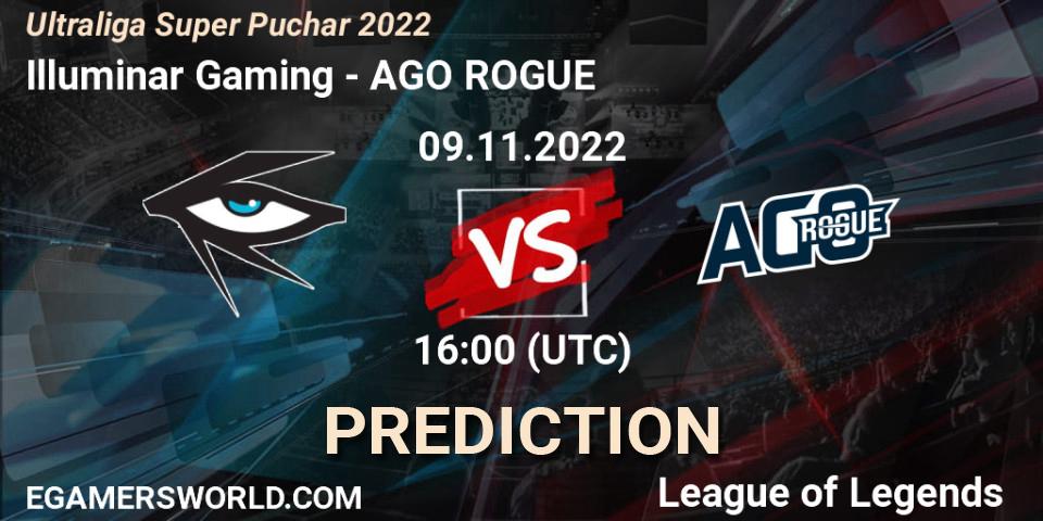 Pronóstico Illuminar Gaming - AGO ROGUE. 09.11.2022 at 16:00, LoL, Ultraliga Super Puchar 2022