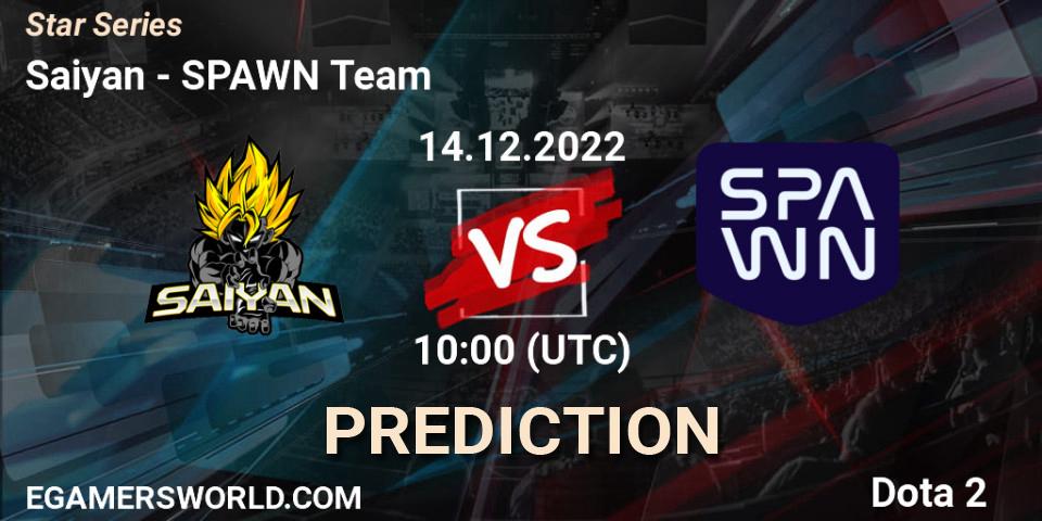 Pronóstico Saiyan - SPAWN Team. 14.12.22, Dota 2, Star Series