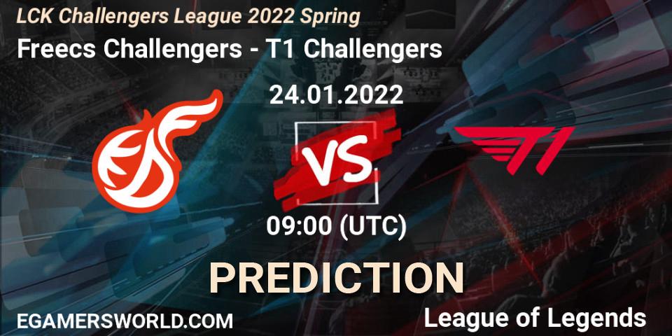 Pronóstico Freecs Challengers - T1 Challengers. 24.01.2022 at 09:00, LoL, LCK Challengers League 2022 Spring
