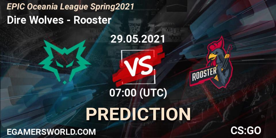 Pronóstico Dire Wolves - Rooster. 29.05.2021 at 07:00, Counter-Strike (CS2), EPIC Oceania League Spring 2021