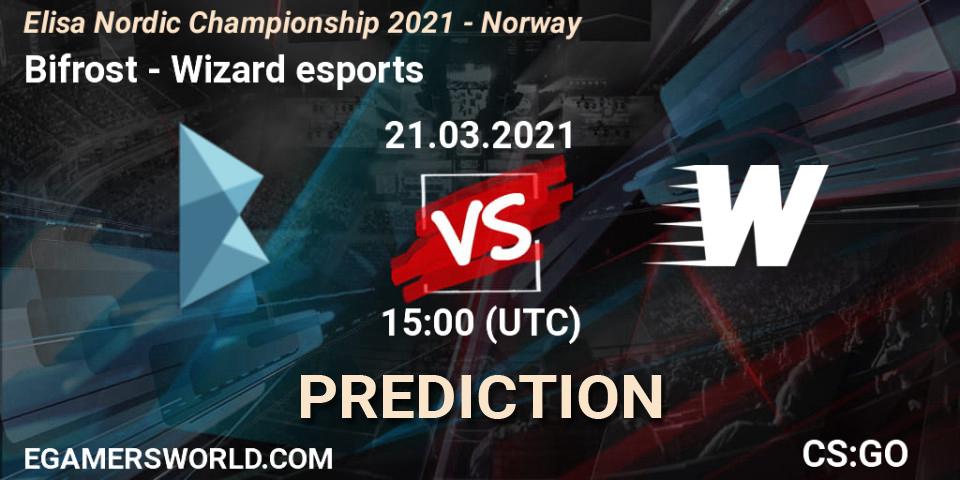 Pronóstico Bifrost - Wizard esports. 21.03.2021 at 15:00, Counter-Strike (CS2), Elisa Nordic Championship 2021 - Norway