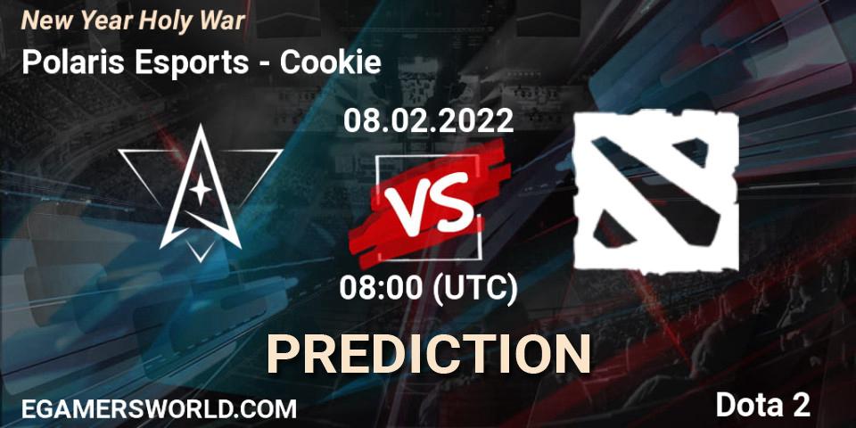 Pronóstico Polaris Esports - Cookie. 08.02.2022 at 06:23, Dota 2, New Year Holy War