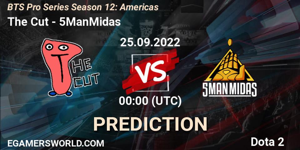 Pronóstico The Cut - 5ManMidas. 25.09.2022 at 00:49, Dota 2, BTS Pro Series Season 12: Americas
