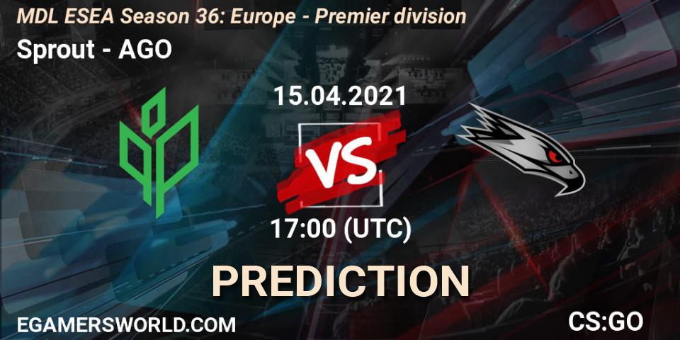 Pronóstico Sprout - AGO. 15.04.21, CS2 (CS:GO), MDL ESEA Season 36: Europe - Premier division