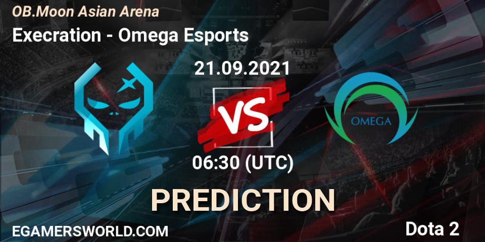Pronóstico Execration - Omega Esports. 21.09.2021 at 09:27, Dota 2, OB.Moon Asian Arena