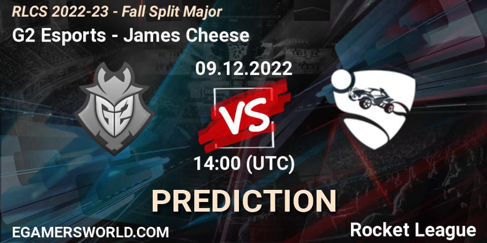 Pronóstico G2 Esports - James Cheese. 09.12.22, Rocket League, RLCS 2022-23 - Fall Split Major
