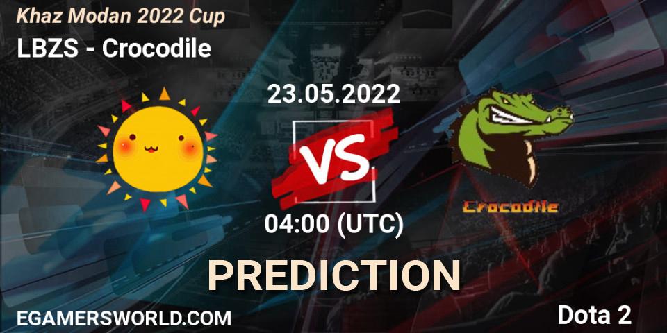 Pronóstico LBZS - Crocodile. 23.05.2022 at 04:15, Dota 2, Khaz Modan 2022 Cup