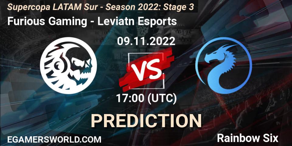 Pronóstico Furious Gaming - Leviatán Esports. 09.11.2022 at 17:00, Rainbow Six, Supercopa LATAM Sur - Season 2022: Stage 3