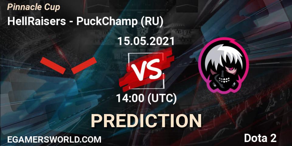 Pronóstico HellRaisers - PuckChamp (RU). 15.05.2021 at 14:03, Dota 2, Pinnacle Cup 2021 Dota 2