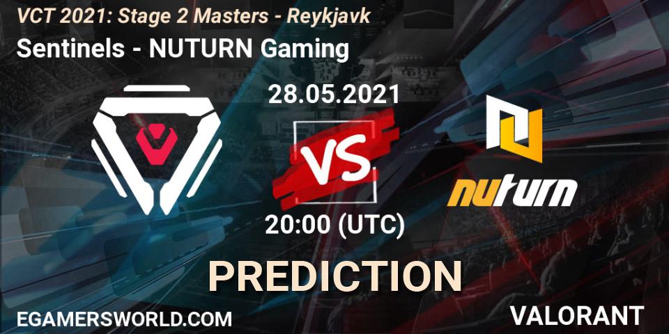 Pronóstico Sentinels - NUTURN Gaming. 28.05.2021 at 20:00, VALORANT, VCT 2021: Stage 2 Masters - Reykjavík