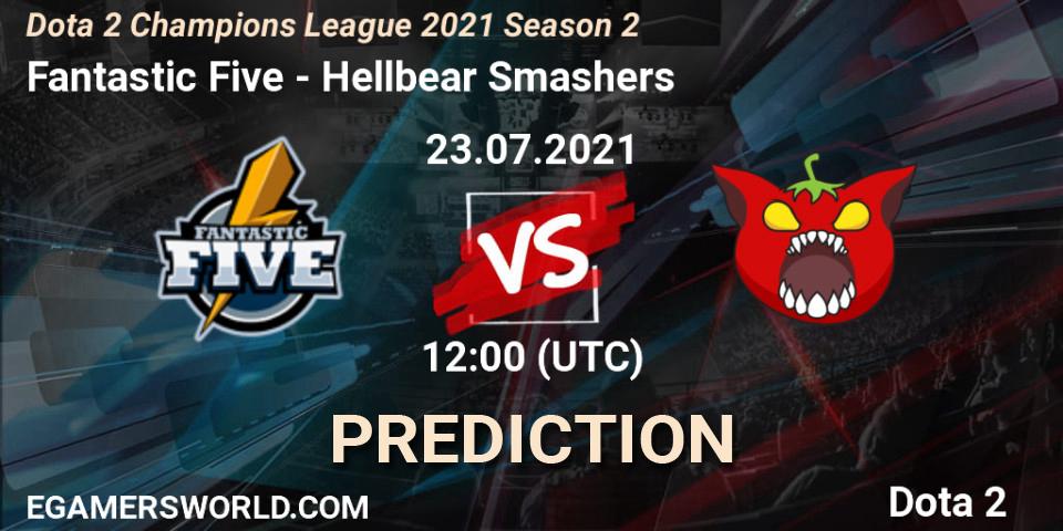 Pronóstico Fantastic Five - Hellbear Smashers. 23.07.2021 at 12:05, Dota 2, Dota 2 Champions League 2021 Season 2