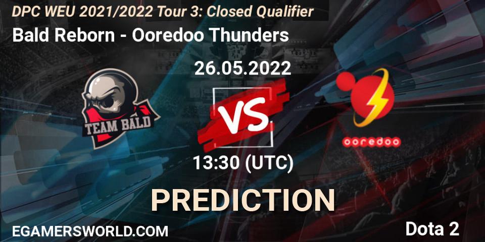 Pronóstico Bald Reborn - Ooredoo Thunders. 26.05.2022 at 13:30, Dota 2, DPC WEU 2021/2022 Tour 3: Closed Qualifier