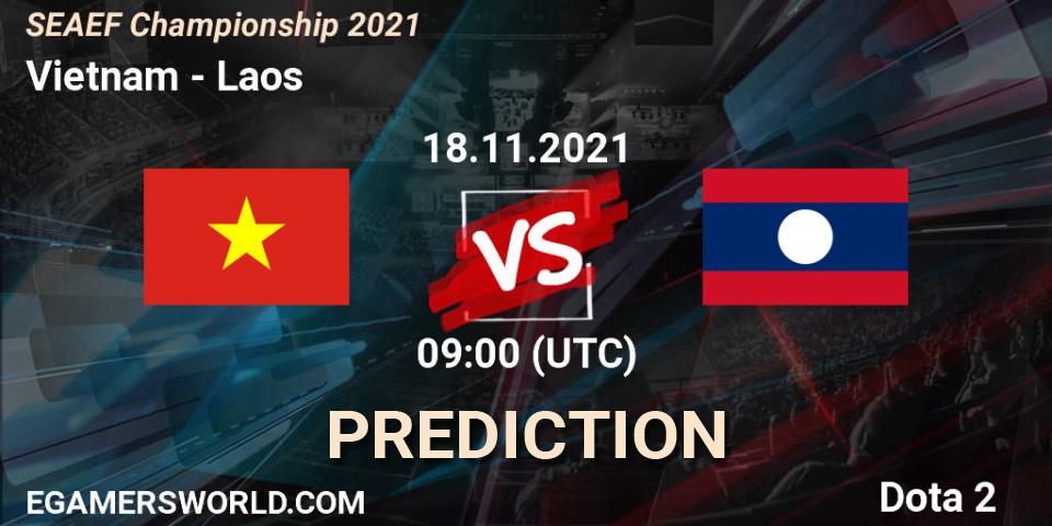 Pronóstico Vietnam - Laos. 18.11.2021 at 09:03, Dota 2, SEAEF Dota2 Championship 2021
