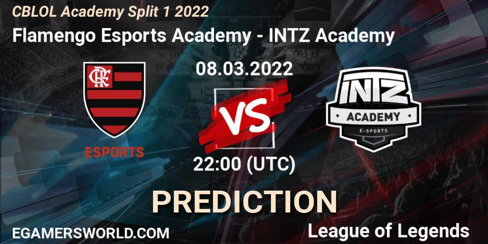 Pronóstico Flamengo Esports Academy - INTZ Academy. 08.03.2022 at 22:00, LoL, CBLOL Academy Split 1 2022