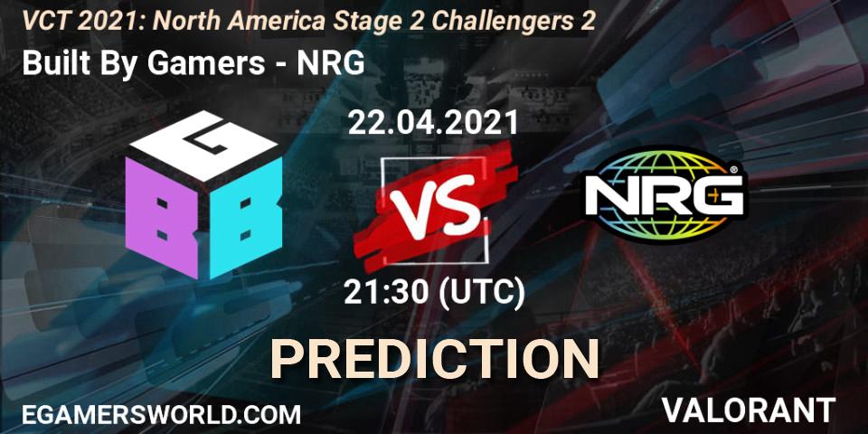 Pronóstico Built By Gamers - NRG. 22.04.2021 at 21:30, VALORANT, VCT 2021: North America Stage 2 Challengers 2