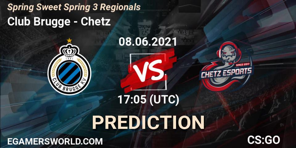Pronóstico Club Brugge - Chetz. 08.06.2021 at 17:05, Counter-Strike (CS2), Spring Sweet Spring 3 Regionals