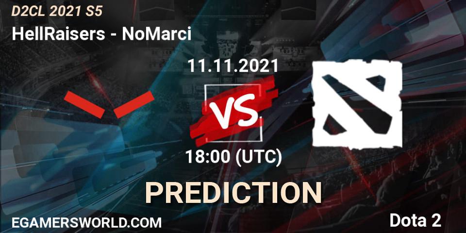 Pronóstico HellRaisers - NoMarci. 11.11.2021 at 18:02, Dota 2, Dota 2 Champions League 2021 Season 5