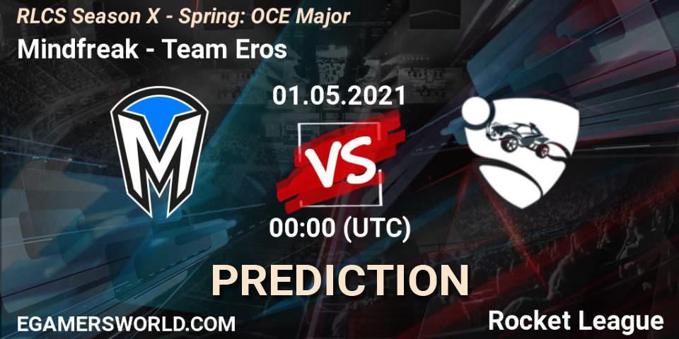 Pronóstico Mindfreak - Team Eros. 01.05.2021 at 00:00, Rocket League, RLCS Season X - Spring: OCE Major