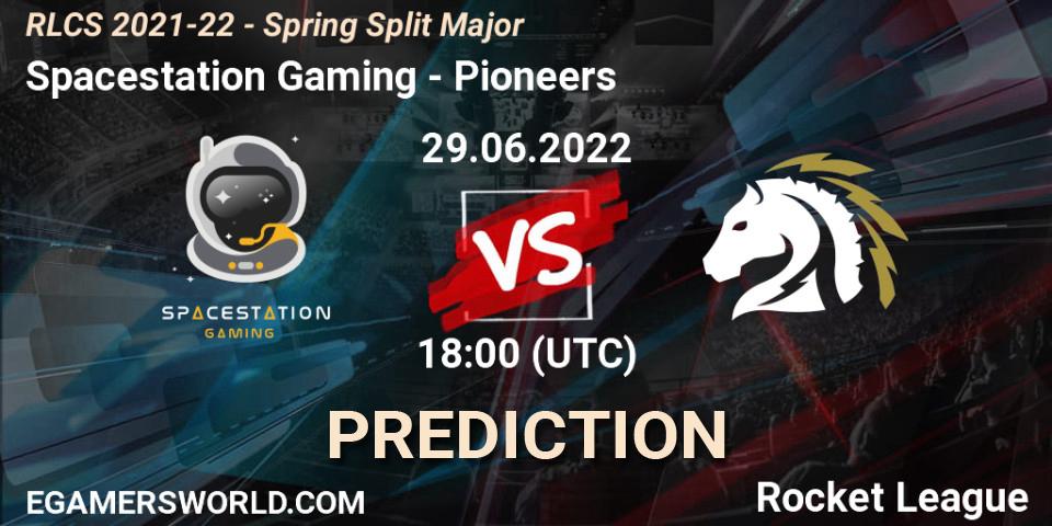 Pronóstico Spacestation Gaming - Pioneers. 29.06.22, Rocket League, RLCS 2021-22 - Spring Split Major