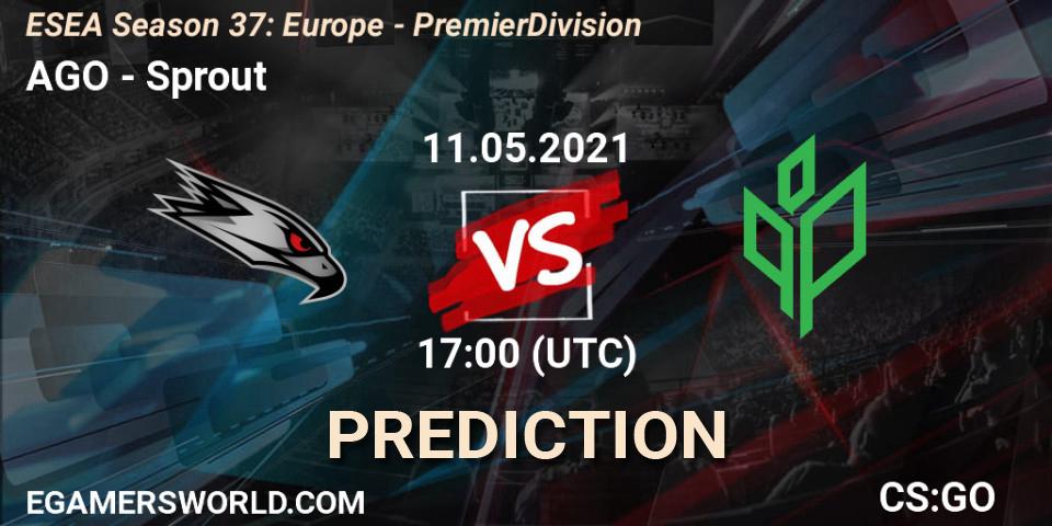Pronóstico AGO - Sprout. 15.06.21, CS2 (CS:GO), ESEA Season 37: Europe - Premier Division