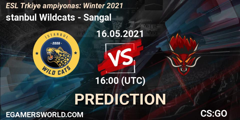 Pronóstico İstanbul Wildcats - Sangal. 16.05.2021 at 16:00, Counter-Strike (CS2), ESL Türkiye Şampiyonası: Winter 2021
