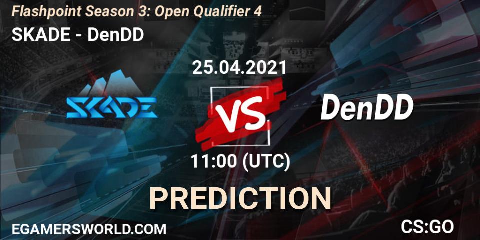 Pronóstico SKADE - DenDD. 25.04.2021 at 11:10, Counter-Strike (CS2), Flashpoint Season 3: Open Qualifier 4