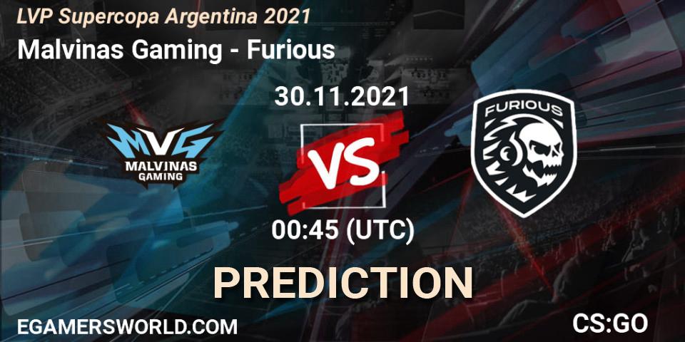Pronóstico Malvinas Gaming - Furious. 30.11.2021 at 00:45, Counter-Strike (CS2), LVP Supercopa Argentina 2021