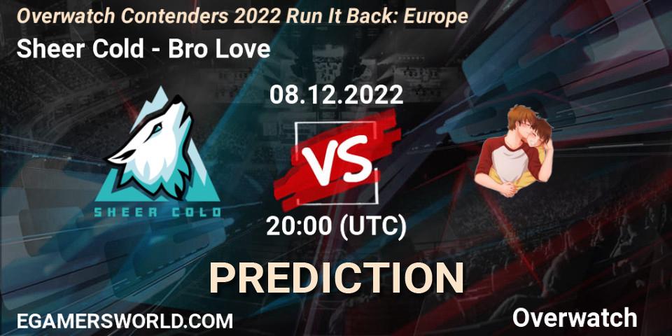 Pronóstico Sheer Cold - Bro Love. 08.12.2022 at 20:25, Overwatch, Overwatch Contenders 2022 Run It Back: Europe