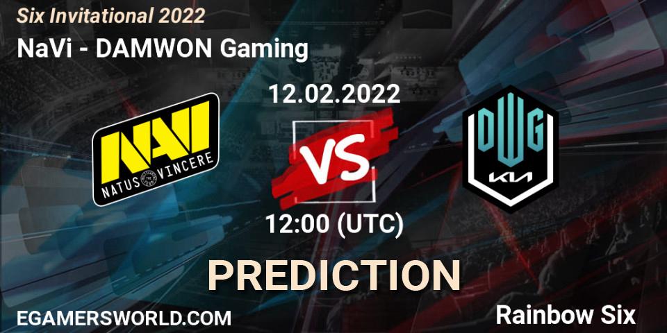 Pronóstico NaVi - DAMWON Gaming. 12.02.2022 at 12:00, Rainbow Six, Six Invitational 2022