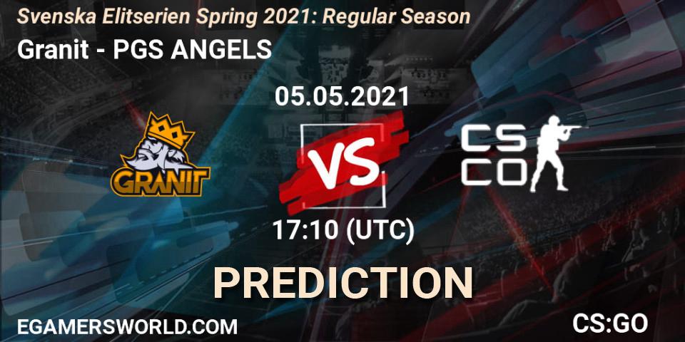 Pronóstico Granit - PGS ANGELS. 06.05.2021 at 17:10, Counter-Strike (CS2), Svenska Elitserien Spring 2021: Regular Season