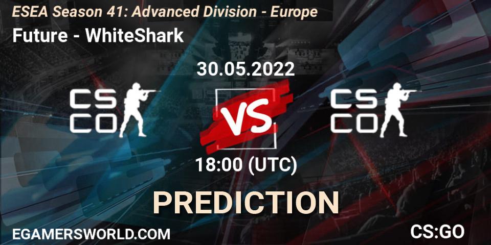 Pronóstico Future - WhiteShark. 30.05.2022 at 18:00, Counter-Strike (CS2), ESEA Season 41: Advanced Division - Europe