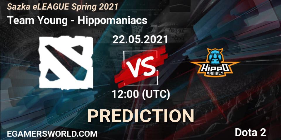 Pronóstico Team Young - Hippomaniacs. 22.05.2021 at 12:00, Dota 2, Sazka eLEAGUE Spring 2021