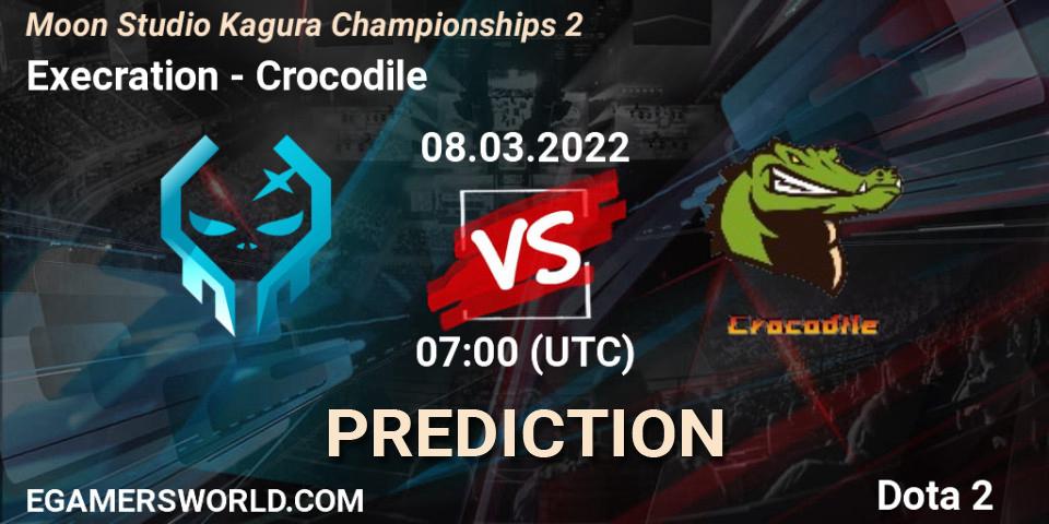 Pronóstico Execration - Crocodile. 08.03.2022 at 07:47, Dota 2, Moon Studio Kagura Championships 2