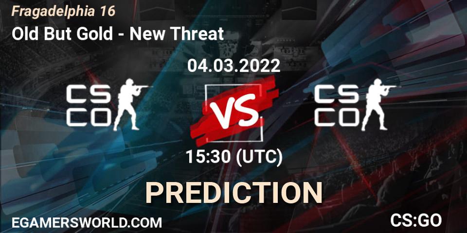 Pronóstico Old But Gold - New Threat. 04.03.2022 at 15:55, Counter-Strike (CS2), Fragadelphia 16