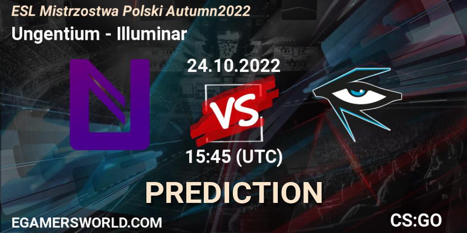 Pronóstico Ungentium - Illuminar. 24.10.22, CS2 (CS:GO), ESL Mistrzostwa Polski Autumn 2022