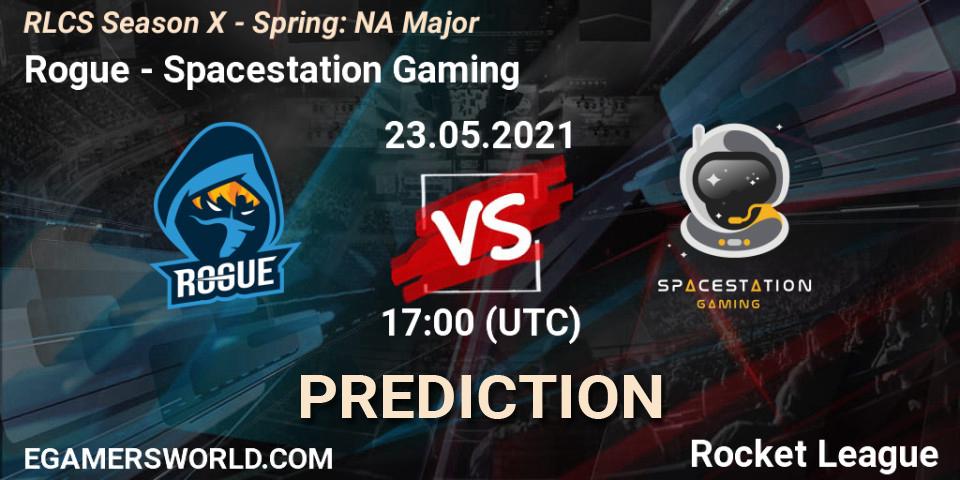 Pronóstico Rogue - Spacestation Gaming. 23.05.21, Rocket League, RLCS Season X - Spring: NA Major