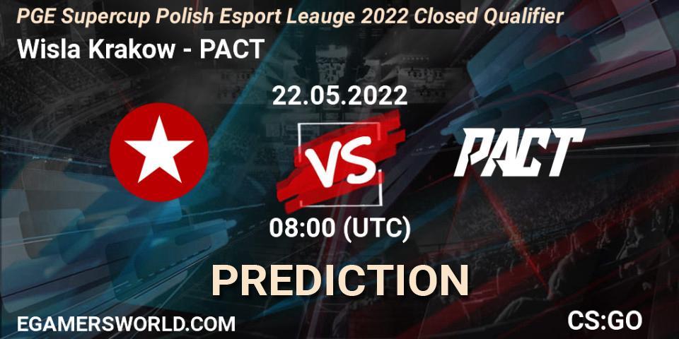 Pronóstico Wisla Krakow - PACT. 22.05.22, CS2 (CS:GO), PGE Supercup Polish Esport Leauge 2022 Closed Qualifier