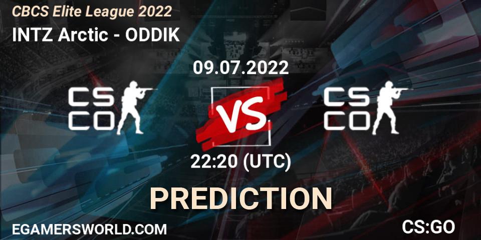 Pronóstico INTZ Arctic - ODDIK. 10.07.22, CS2 (CS:GO), CBCS Elite League 2022