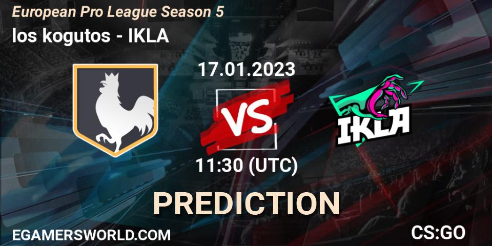 Pronóstico los kogutos - IKLA. 17.01.23, CS2 (CS:GO), European Pro League Season 5