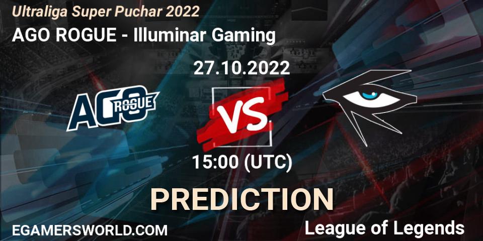 Pronóstico AGO ROGUE - Illuminar Gaming. 27.10.2022 at 18:00, LoL, Ultraliga Super Puchar 2022
