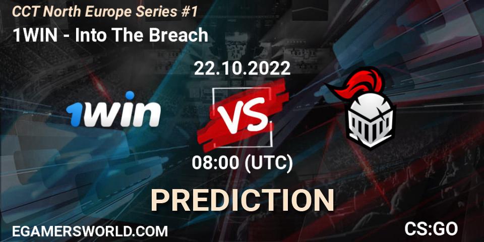 Pronóstico 1WIN - Into The Breach. 22.10.2022 at 08:00, Counter-Strike (CS2), CCT North Europe Series #1