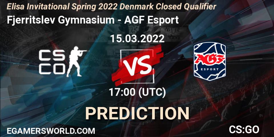 Pronóstico Fjerritslev Gymnasium - AGF Esport. 15.03.22, CS2 (CS:GO), Elisa Invitational Spring 2022 Denmark Closed Qualifier