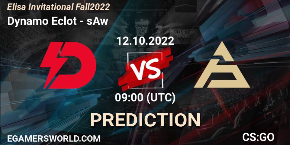 Pronóstico Dynamo Eclot - sAw. 12.10.2022 at 09:00, Counter-Strike (CS2), Elisa Invitational Fall 2022